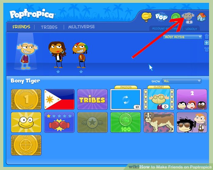Poptropica How To Add Friends